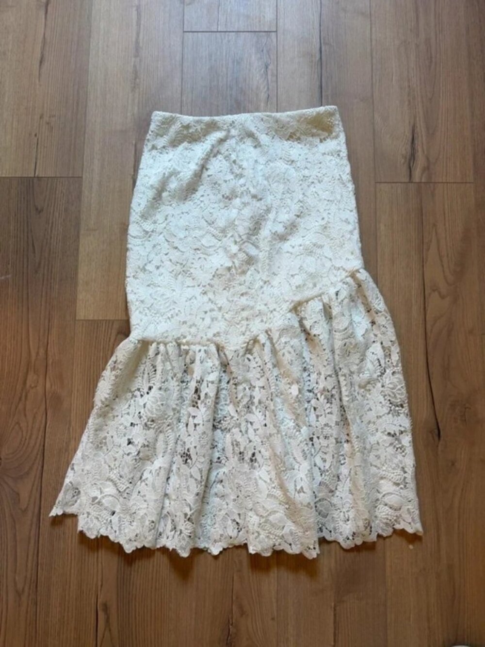 Anthropologie / Avec Les Filles asymmetric midi skirt